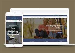 老年人养老保险HTML5网页模板下载 - 项目资源网