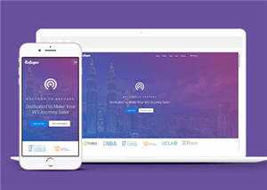 简洁项目介绍展示交互响应式网站模板下载 - 项目资源网