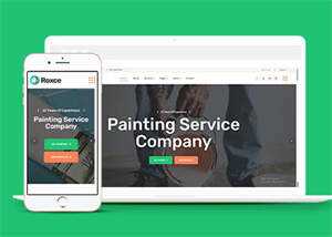 涂料油漆厂家网站模板下载 - 项目资源网