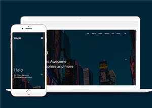 简洁创意动态记录响应式网站模板下载 - 项目资源网