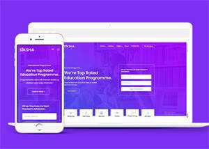 在线课程教育机构网站模板下载 - 项目资源网