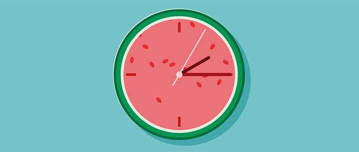 css3可爱卡通西瓜时钟动画特效 - 项目资源网