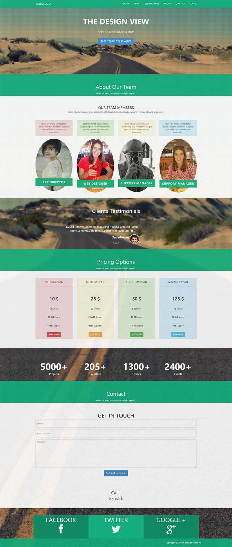 绿色企业邮箱销售单页面网站HTML5模板 - 项目资源网